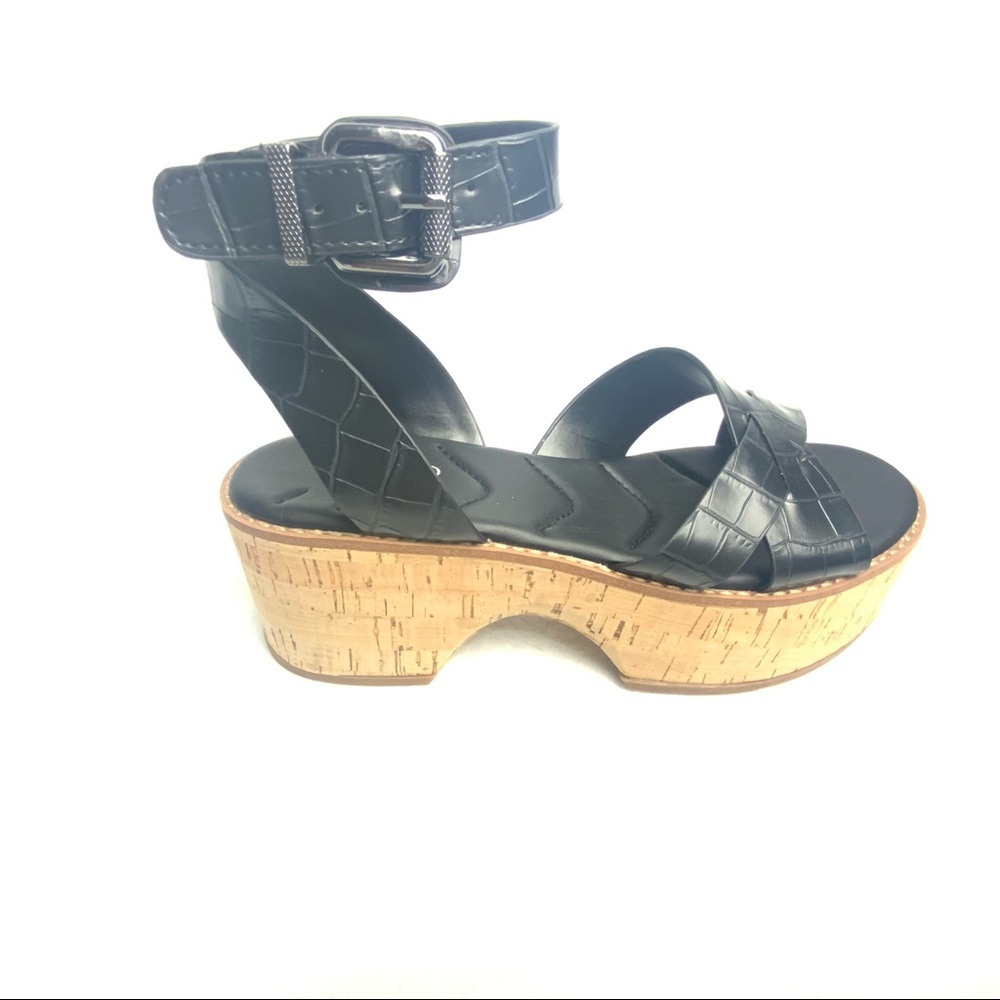 FRANCO SARTO Sabello Croc Embossed Platform sandal - Picture 2 of 10